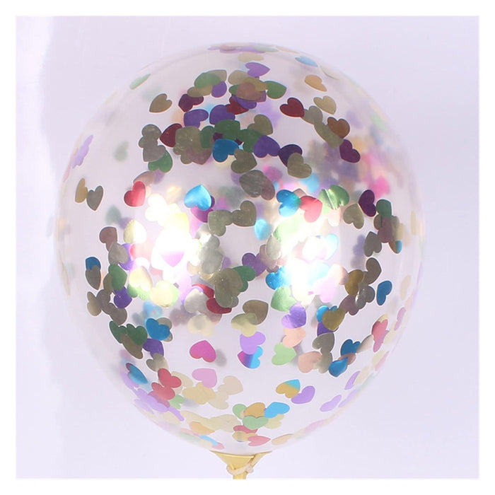 Globo Burbuja 10" Confetti Variado X Unidad Festella