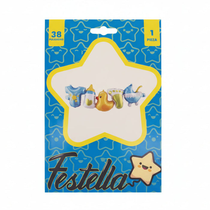 Globo Cadena Baby Boy 38" Festella