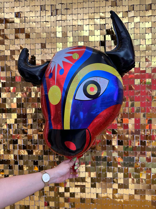 Globo Metalizado Carnaval de Barranquilla Torito 18"