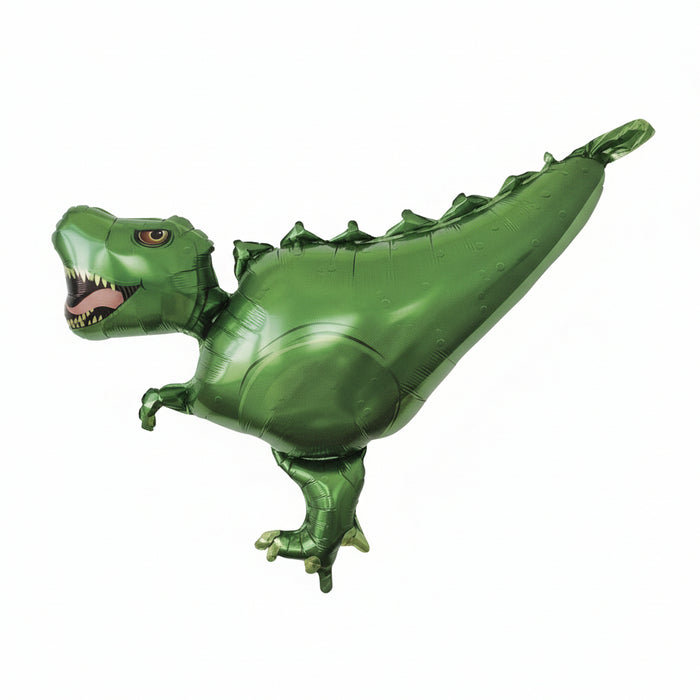 Globo Metalizado Tiranosaurio Rex Verde 30"