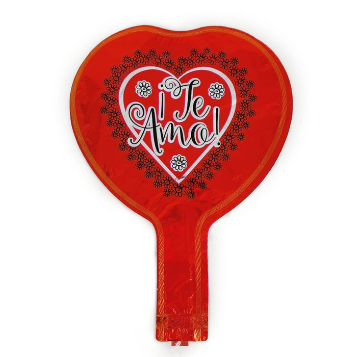 Globo Metalizado Te Amo 6" X 10 Unidades Ref. 1