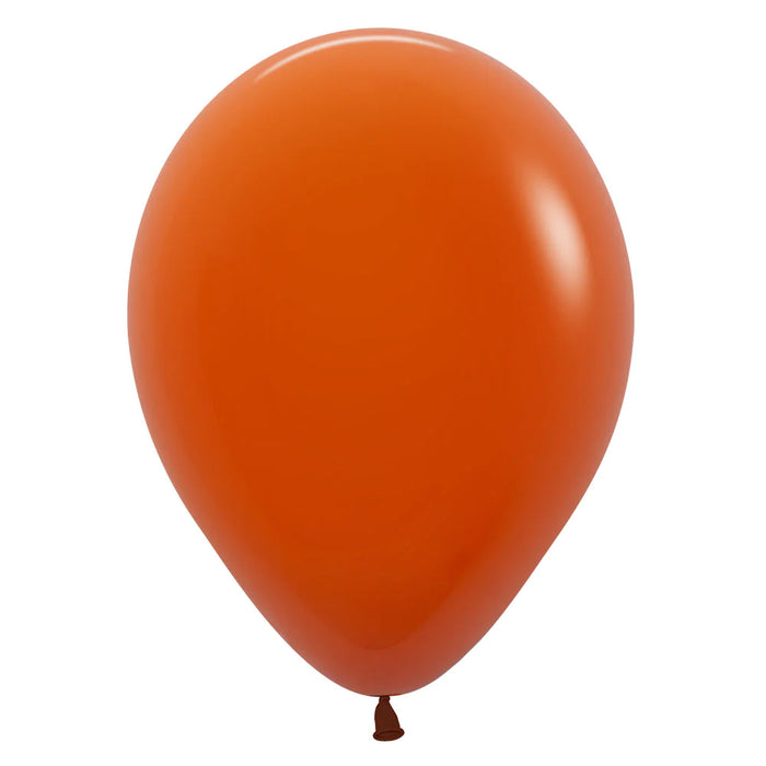 UNIDAD de Globo Naranja Cobrizo Fashion R9 X UNIDAD