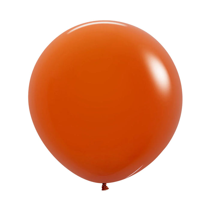 UNIDAD de Globo Naranja Cobrizo Fashion R24 X UNIDAD