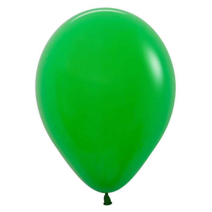 Globo Verde Trebol Fashion R12 X 12 Unidades Sempertex
