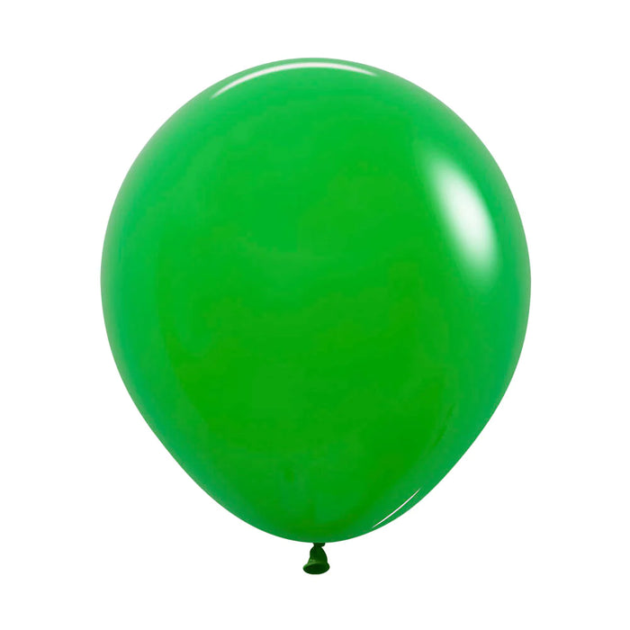 UNIDAD de Globo Verde Trebol Fashion R18 X UNIDAD