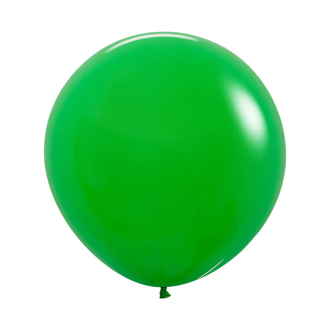 UNIDAD de Globo Verde Trebol Fashion R24 X UNIDAD