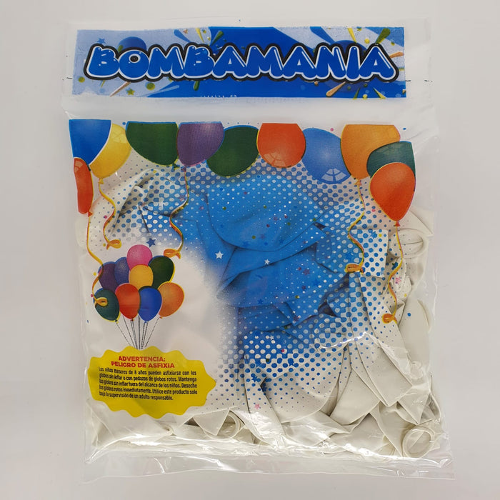 Globo Linea Economica Blanco R12 X 50 Unidades