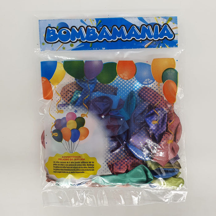 Globo Cromado Linea Economica R5 Surtido X 50 Unidades