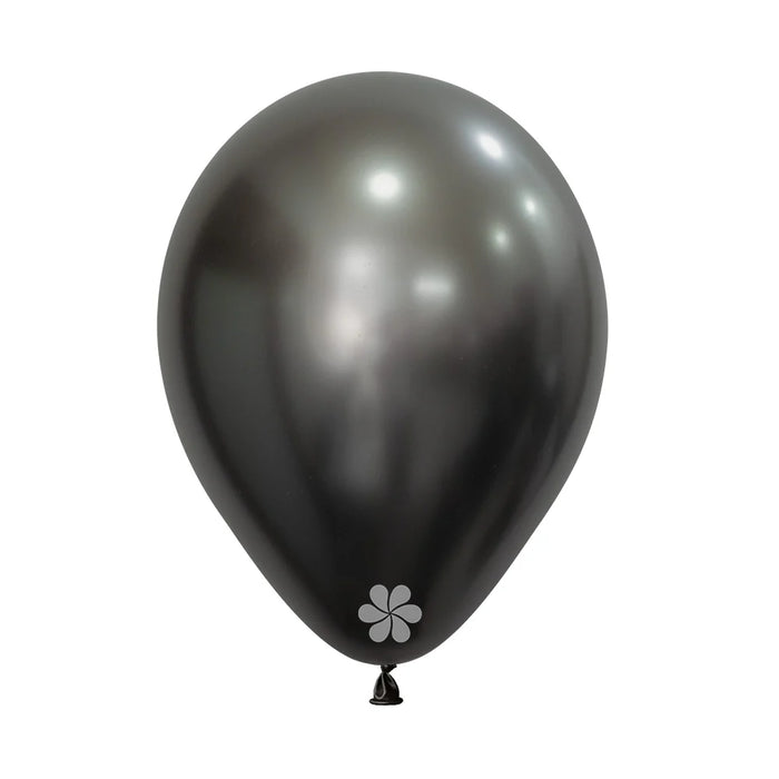 Globo Gris Medianoche Silk R9 x 50 Unidades Sempertex