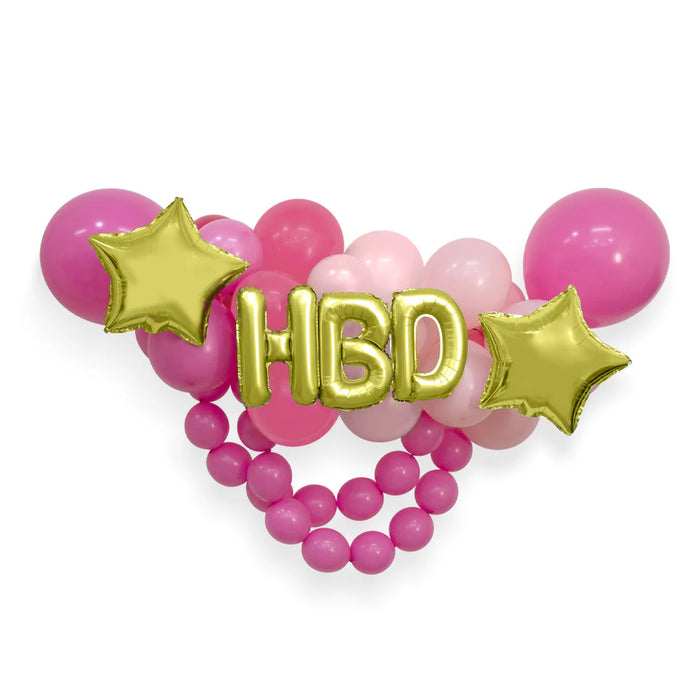 Guirnalda De Globos Fantasia Rosa 58 Piezas Sempertex