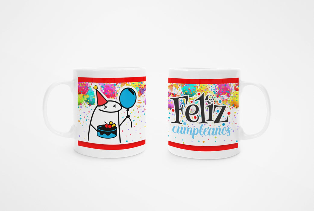 Mug Feliz Cumpleaños 11 Oz Ref. 6 x 1 Unidad