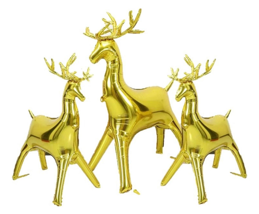 Globo Foil Reno Dorado Navideño 52" x 1 unidad