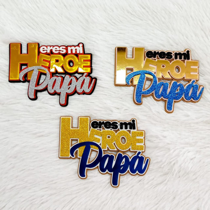 Pin Eres mi Heroe paq x 1 Unidad