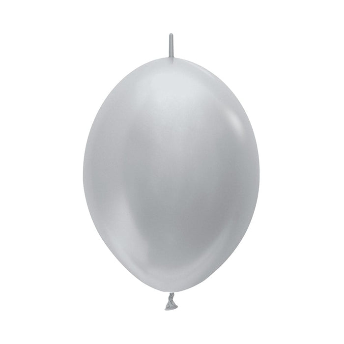 Globo Plata Satin LOL 6" X 50 Unidades Sempertex