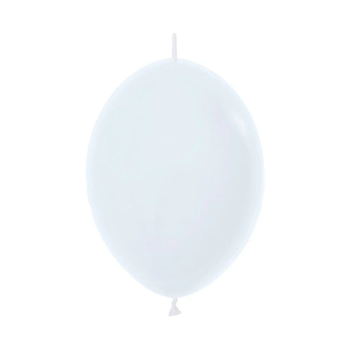 Globo Blanco Fashion  LOL 6" X 50 Unidades Sempertex