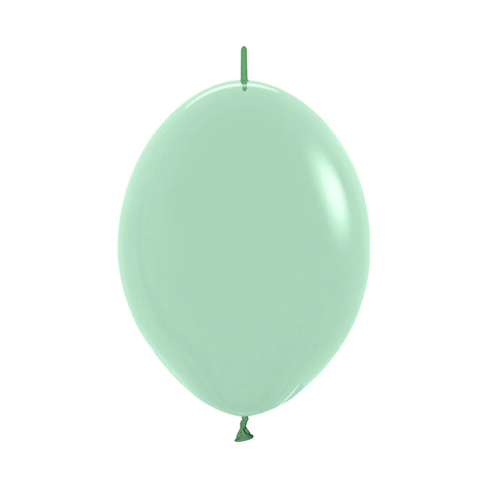 Globo Té Verde Pastel Dusk  LOL 6" X 50 Unidades Sempertex