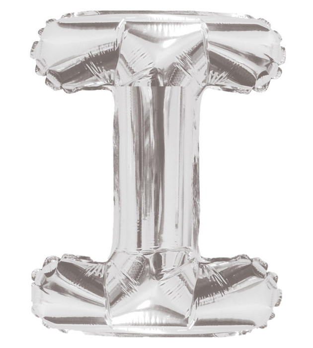 Globo Letra I Plateado 34" Conver Kaleidoscope