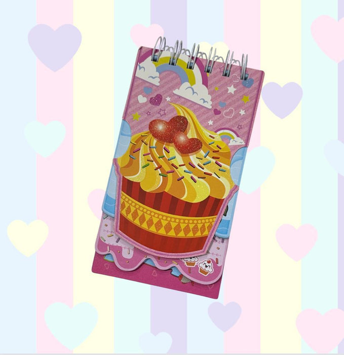 Libreta Mini Cupcake Corazon X 1