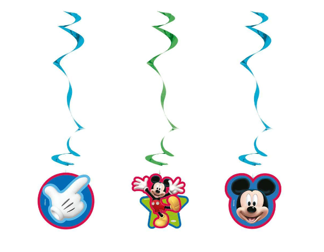 Espiral Cartón Mickey X 3 Unidades Sempertex