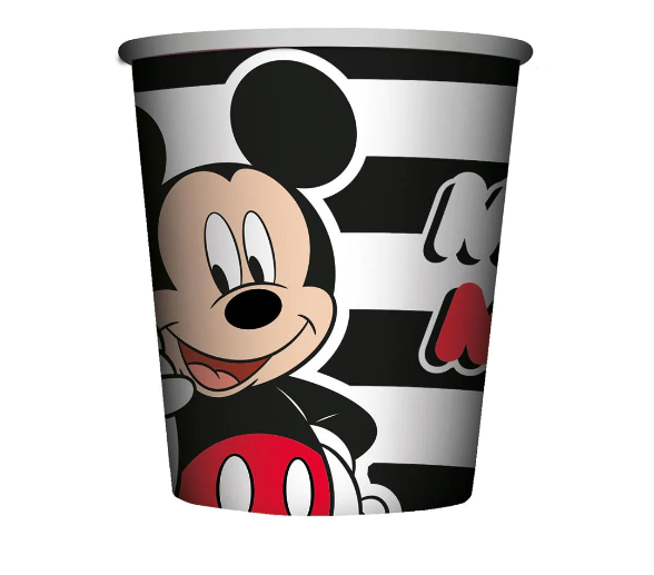 Vaso 9 Oz Mickey Facetime X 8 Unidades Sempertex