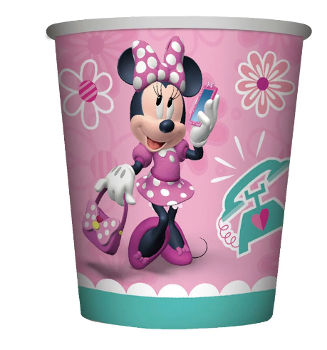 Vaso 9 Oz Minnie Boutique X 8 Unidades Sempertex