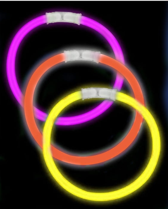 Manilla de Fiesta Fluorescente Amarilla X 3 Unidades