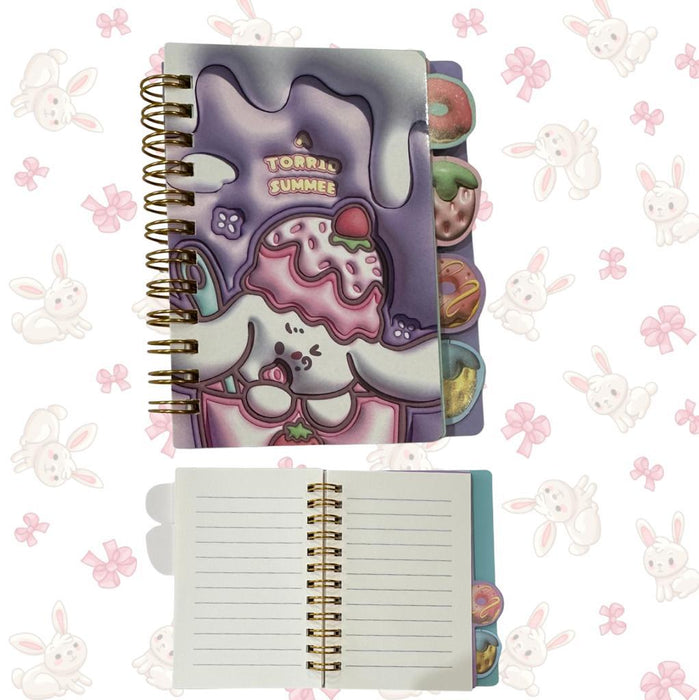 Mini Libreta Conejo Lila Fresa X 1