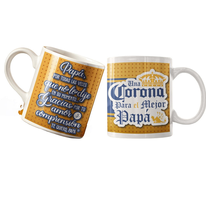 Mug Feliz Dia Padres 11 Oz Ref. 38 x 1 Unidad