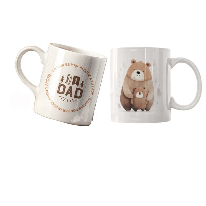 Mug Feliz Dia Padres 11 Oz Ref. 48 x 1 Unidad