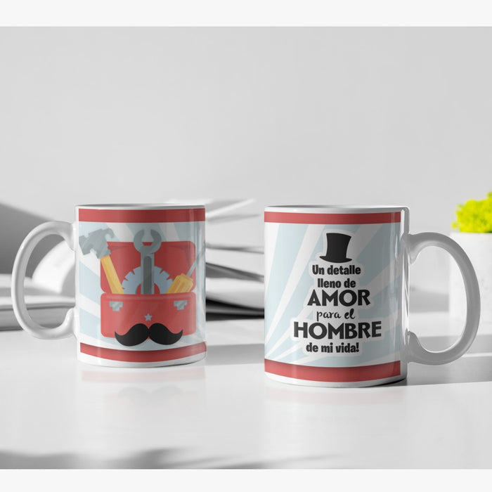 Mug Dia del Hombre 11 Oz Surtidos Caja x 36 Unidades