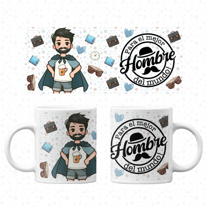 Mug Dia del Hombre 11 Oz Surtidos Caja x 36 Unidades