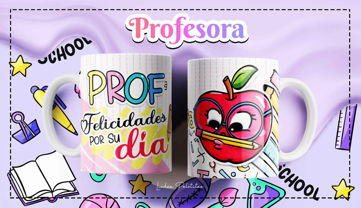 Mug Feliz Dia del Maestro 11 Oz Ref. 8 x 1 Unidad