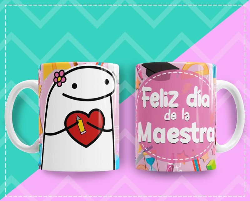 Mug Feliz Dia del Maestro 11 Oz Ref. 11 x 1 Unidad