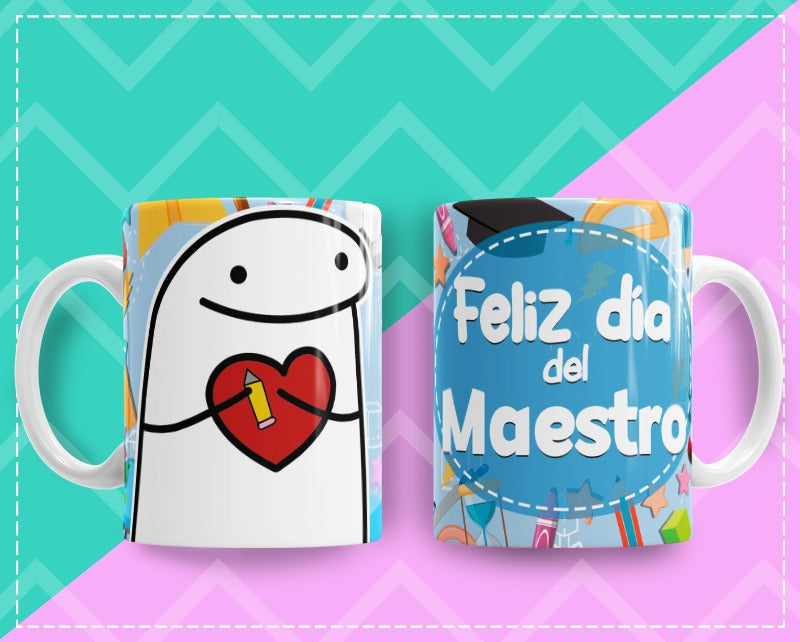 Mug Feliz Dia del Maestro 11 Oz Ref. 12 x 1 Unidad