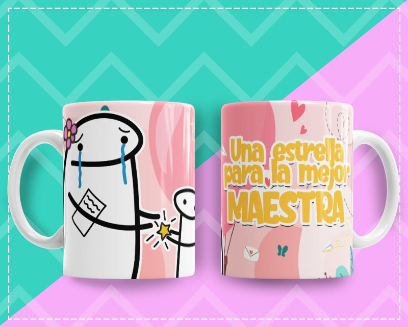 Mug Feliz Dia del Maestro 11 Oz Ref. 16 x 1 Unidad