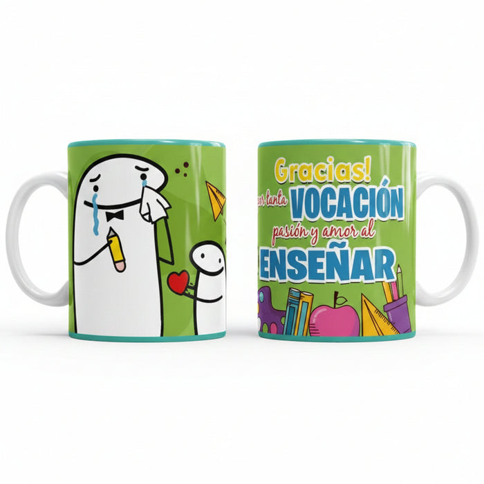 Mug Feliz Dia del Maestro 11 Oz Ref. 18 x 1 Unidad