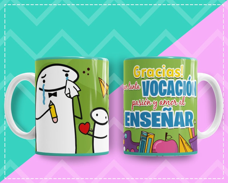 Mug Feliz Dia del Maestro 11 Oz Ref. 18 x 1 Unidad