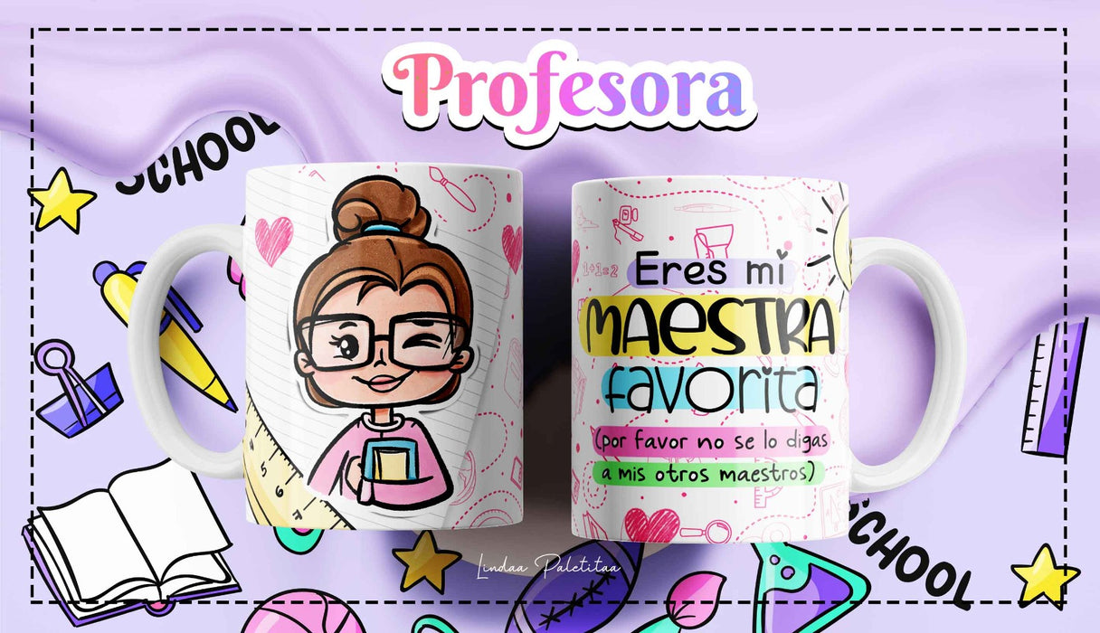 Mug Feliz Dia del Maestro 11 Oz Ref. 10 x 1 Unidad