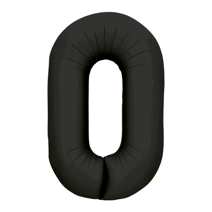 Globo Metalizado # 0 Negro 16" Sempertex