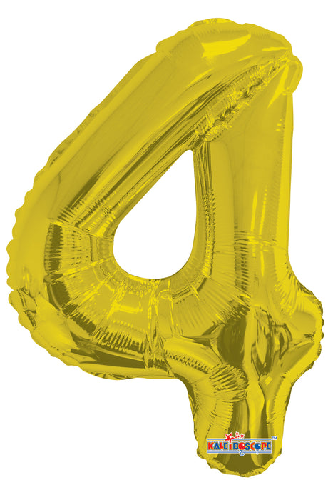 Globo #4 Dorado 14" Conver Kaleidoscope