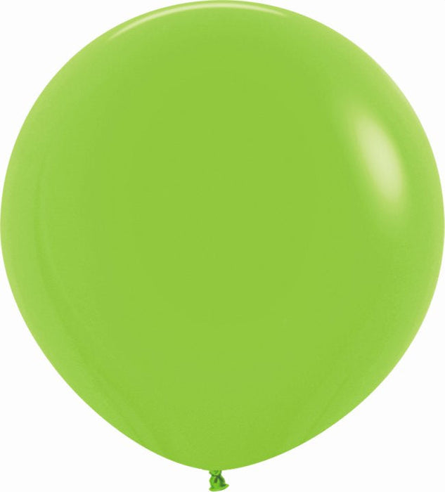 Globo Verde Neon R18 X 6 Unidades Sempertex