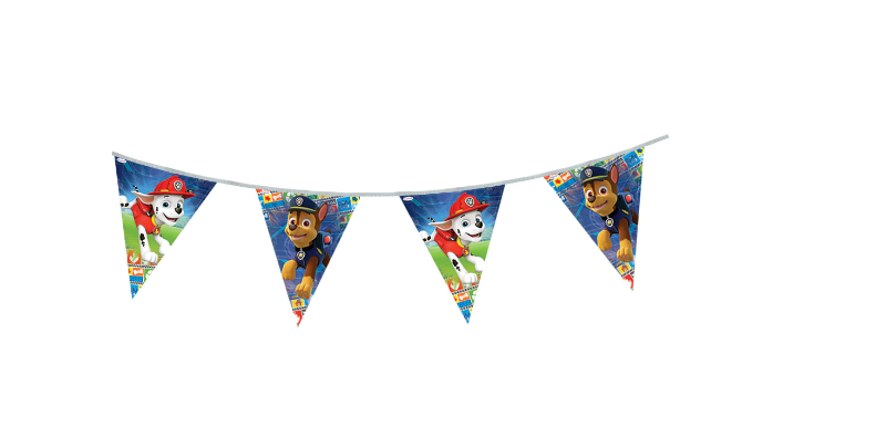 Banderola Metalizada Paw Patrol 3.6 M X 1 Unidad