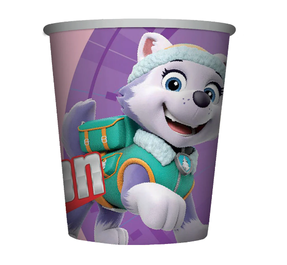 Vaso 9 Oz Paw Patrol Niña X 8 Unidades Sempertex