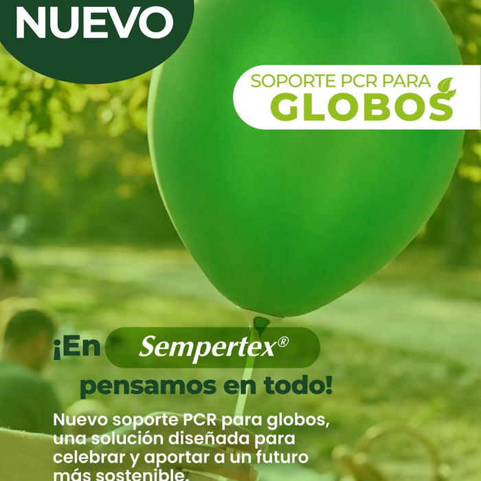 Porta Globos Blanco Para Globo de Latex R12 X 100 Unidades SEMPERTEX