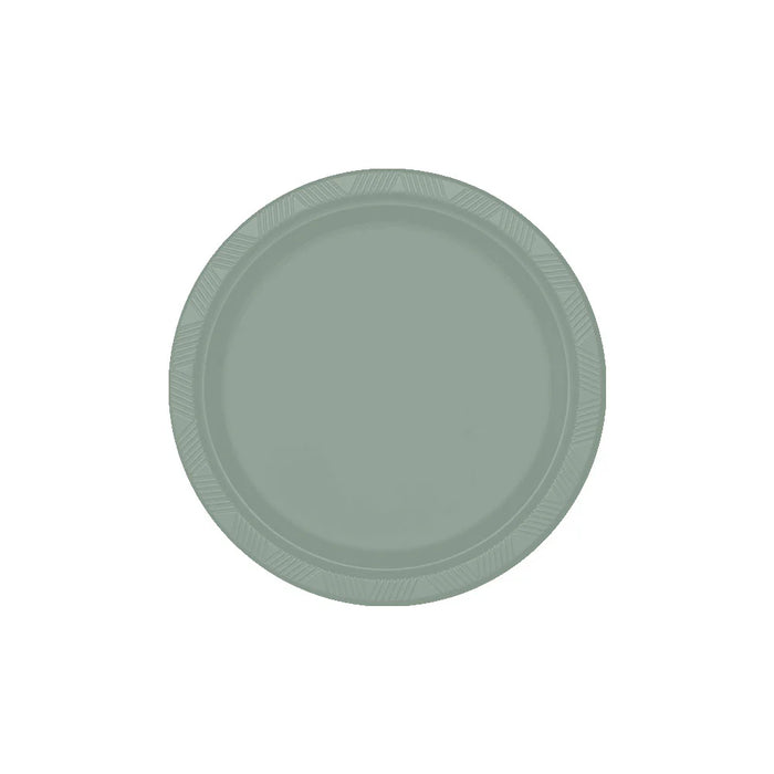 Plato Deluxe OXO Pequeño Eucalipto 15 cm  x 10 Unidades Sempertex