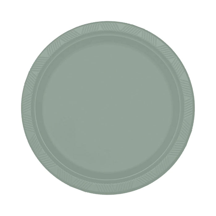 Plato Deluxe OXO Grande Eucalipto 22 cm  x 10 Unidades Sempertex