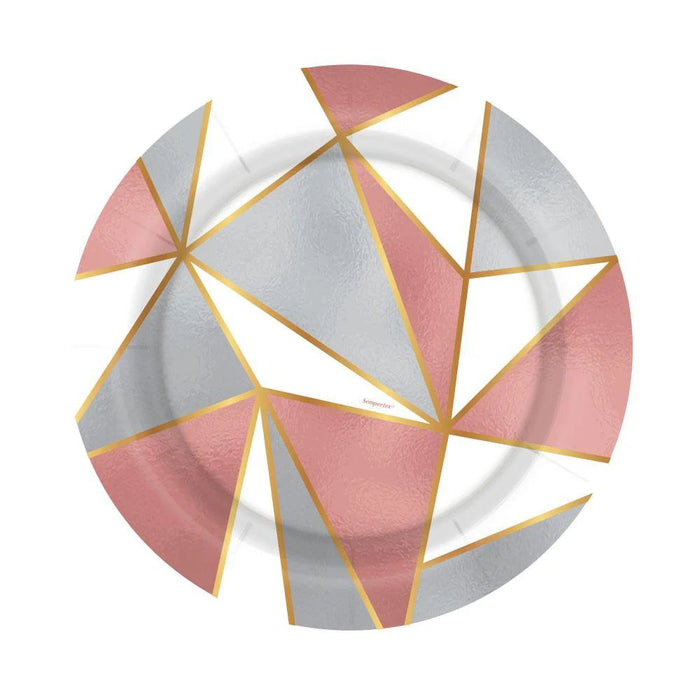 Plato 7" Geometrico  X 8 Unidades Sempertex