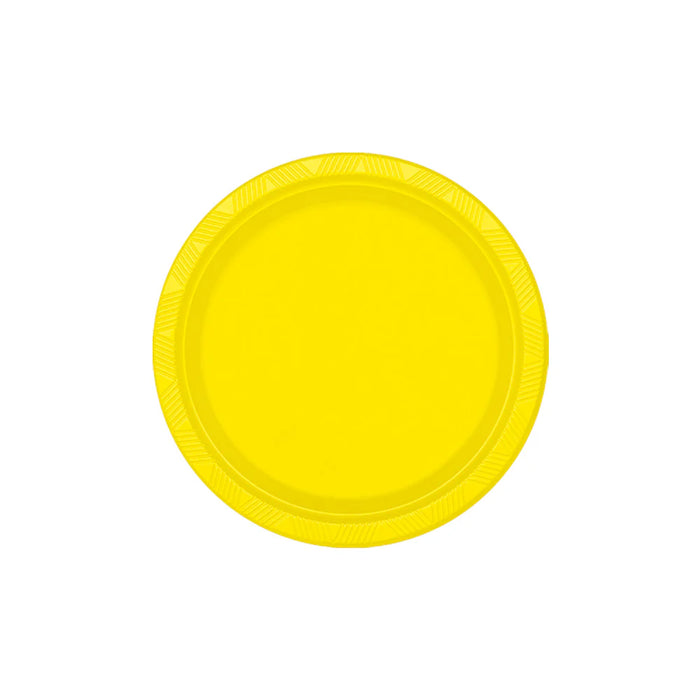 Plato Deluxe Pequeño Amarillo 15 cm  x 10 Unidades Sempertex