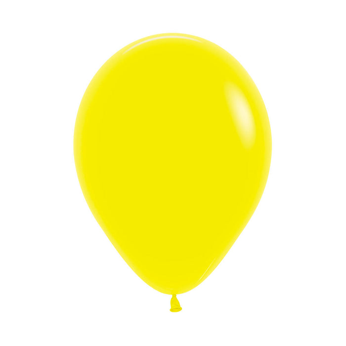 Globo Amarillo Fashion R12 x 12 Unidades Sempertex