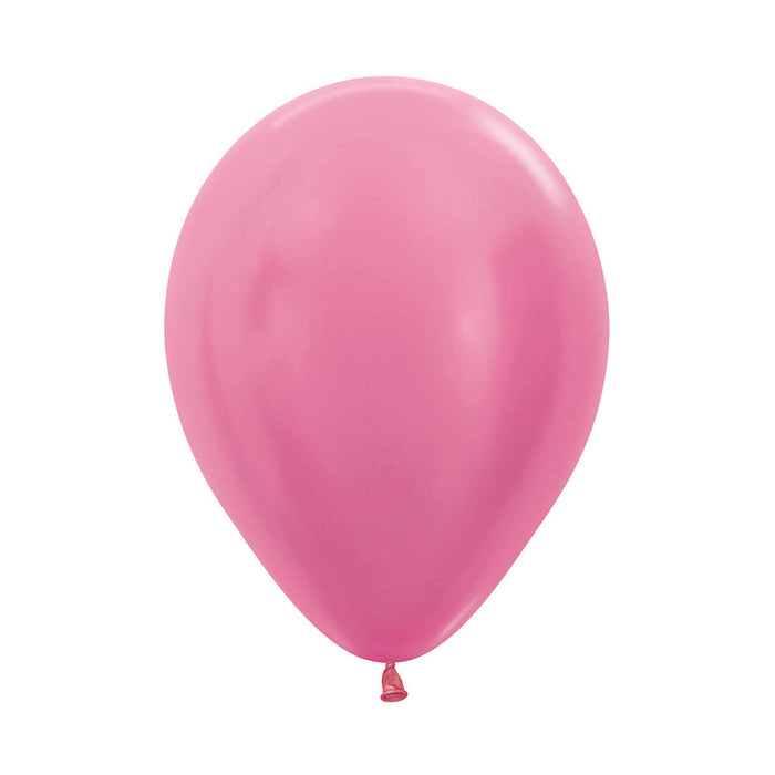 Globo Fucsia Satin R12 X 12 Unidades Sempertex